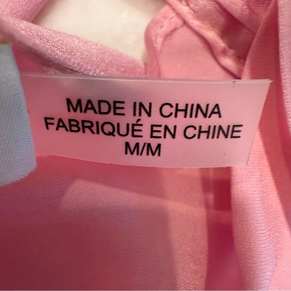 Ramy Brook Women’s Silk Sleeveless Halter Top Sz M Pink Bow Back - Picture 6 of 11